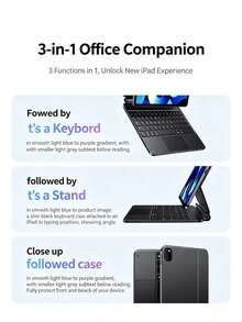 UGREEN IPad Magic Keyboard Compatible With Apple Tablet 25 Models Air 7/6/5/4 Pro 11/10.9-Inch Keyboard Protective Case All-In-One Magnetic Bluetooth Keyboard Detachable 11-Inch/10.9-Inch - View 6