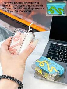 1 buah Kotak Benang Gigi Portabel, Alat Kebersihan Mulut Pribadi, Kotak Benang Gigi untuk Perjalanan Luar Ruangan, Desain Pop-Up Semi-Otomatis, Higienis dan Anti Debu, Multifungsi. Kotak Benang Gigi Portabel Pop-Up Otomatis, Tusuk Benang Gigi, Sangat Tipis - Kemewahan yang terjangkau - View 3