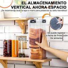 Panera para Pan Transparente, Caja Para Pan Recipiente Con Bandeja, Vitrina para Pan con Tapa Hermética, Contenedor de Pan de Gran Capacidad, Vitrina para Postres, Sin BPA, Para Tostadas, Pan de Molde - Negro con forro - Ver 5