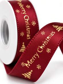 6 buah/1 buah Pita Foil Emas Natal, Pita Pembungkus Kado, Pita Busur, Pita Liburan - Cocok Untuk Dekorasi Natal, Dekorasi Pohon Natal, Kemasan Pajangan Perhiasan, Kemasan Bunga, Juga Untuk Dekorasi Pesta DIY Dan Pembungkus Kado Hari Valentine (Lebar 2,5cm/0,98in, Panjang Sekitar 230cm/90,55in) - A - View 11