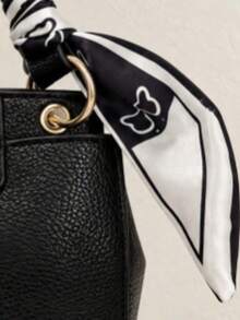 Fashionable Commuter Bag, Luxury Women's Handbag, Exquisite Crossbody & Shoulder Bag, Versatile For Work - Black - View 3