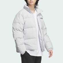 Adidas/Adidas Authentic Long Sleeve Down Jacket New Men's Casual Down Jacket JL9584 - Light Grey - View 2