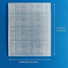 Embossing Plates, Wall Tiles, Wood Grain, Multiple Pattern Embossing Templates, Plastic Texture Mats, Suitable For Greeting Card Making, Scrapbooking, DIY Paper Crafts - Embossed Wall Tiles - View 34