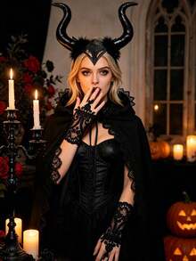 Halloween Costume Accessories Set, Party Costume, Dark Magic Cosplay Props - Multicolor - View 6
