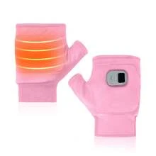2000mAh Rechargeable Heated Gloves, Fingerless Half-Finger Design, 3 Temperature Levels, Palm Heating, Touchscreen Compatible, Winter Indoor/Outdoor Warmth Gear - HG122/HG126 - View 15