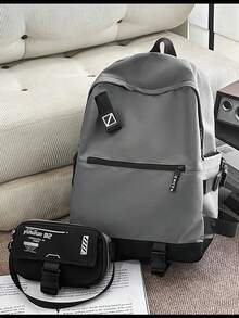 1pc Streetwear Cool Cargo Style Style Backpack - Unisex Large Capacity Multi-Purpose Detachable Small Bag - Functional Backpack Cool Functional Style Backpack - Boys Large Capacity Lightweight Minimalist Backpack - Multicolor - View 5