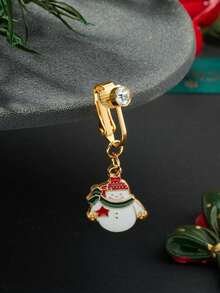 CIZME 1pc Cute Christmas Fake Belly Ring For Women,Santa Claus Hat,Christmas Tree Non Piercing Belly Button Rings Fake Navel Rings For Christmas Party Gift - Fake Belly Ring - View 3