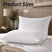 Comfortable Pillows For All Sleeping Styles,Hotel Pillow, Deep Sleep Pillow - New Sleep Apnea & Ergonomic Pillow For Neck, Shoulder & Side, Back, Stomach Sleepers,Medium Firm Pillow For Side Stomach And Back Sleepers - White - View 2