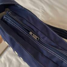 New Large Capacity Multi-Color Letter Pattern Shoulder Bag For Traveling, Playing, Daily Commuting, Versatile Leisure Bag - Multicolor - View 8