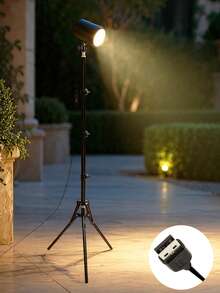 LED Reading Floor Lamp, 61" Standing Lamp - Adjustable Color Temperature & Dimmable Brightness Modern Floor Lamps, USB-Powered Floor Lights With Auto Timer & Adjustable Height Tripod Stand, Work Light For Home, Office, Living Room And Bedroom - Black - View 2
