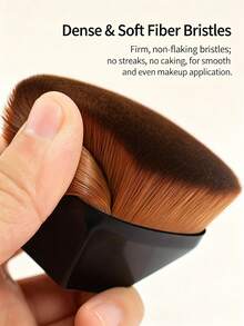 Seamless Base Makeup Magic Brush, Non-Absorbent Base Makeup Brush, Professional Makeup Artist Use - Multicolor - View 2