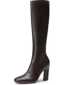Women Knee-High Boots - Black - View 4