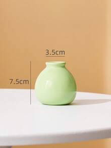 Creamy-Gloss, Spherical Reed Diffuser Bottle-Suitable For Use With Reed Sticks And Mini Dried Flowers. A Piece Of Decor That Offers A Soft, Soothing Fragrance; Ideal For Bedroom Nightstands, Bathroom Vanities, Desks, And Entryways. - Small Ceramic Jar Aroma Diffuser Bottle - View 9