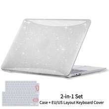 Kompatibel dengan Casing MacBook Air 15 Inch 2023-2026 M2 M3 M4 M5 A2941 A3114 A3241 A3448, Pelindung Casing Keras dengan Aksesoris Opsional, Pelindung Keyboard, Pelindung Layar HD & Adaptor USB, Tersedia Berbagai Warna - View 11