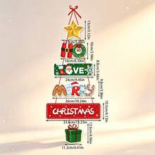 1pc/Pack New Christmas Party Decoration Hanging Christmas Tree Ornament Scene Decor Door Hanging Home Gathering Supplies - View 2