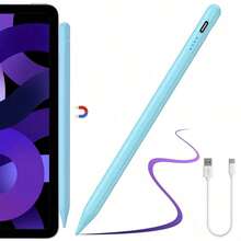 1pc Universal Capacitive Stylus Pen, Tablet/Phone Touch Screen Pen, Rechargeable Capacitive Pencil, Compatible With IPhone/HarmonyOS/Android Systems - Multicolor - View 12
