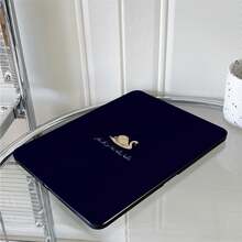1pc Swan Arabic Letter Print Tablet Protective Case, Foldable Stand, Multi-Angle Viewing, Suitable For Work And Entertainment, With Pen Slot, Compatible With IPad Pro 2024/Air M3/A16 2025, Compatible With Xiaomi, Compatible With Samsung, Compatible With Huawei MatePad - Multicolor - View 9
