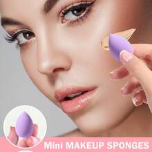 28pcs & 1pc Gift Makeup Brushes Set Powder Foundation Blush Eyeshadow Eyebrow Brushes With Makeup Sponges Round Powder Puffs Soft Bow‑Style Hair Headband Glitter Printed Round Travel Cosmetic Bag, Bonus Rabbit‑Shaped Brush Cleaning Tool Gift - Multicolor - View 8