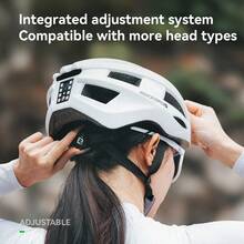 ROCKBROS 1PC Bicycle Helmet With Built-InTaillight Breathable Cycling Helmet 55-60cm - Multicolor - View 3