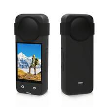 PULUZ 矽膠鏡頭保護套，適用於 Insta360 X3 鏡頭機身保護蓋（黑色） - 查看 6