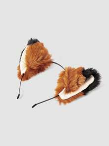 MortiRose 1pc Polyester Animal Party Cat Ear Headband, Versatile Cosplay Accessory Halloween - Multicolor - View 10