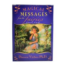 Magical Messages From The Fairies Oracle Cards Prophecy Tarot Deck With PDF Guidebook - White - View 1