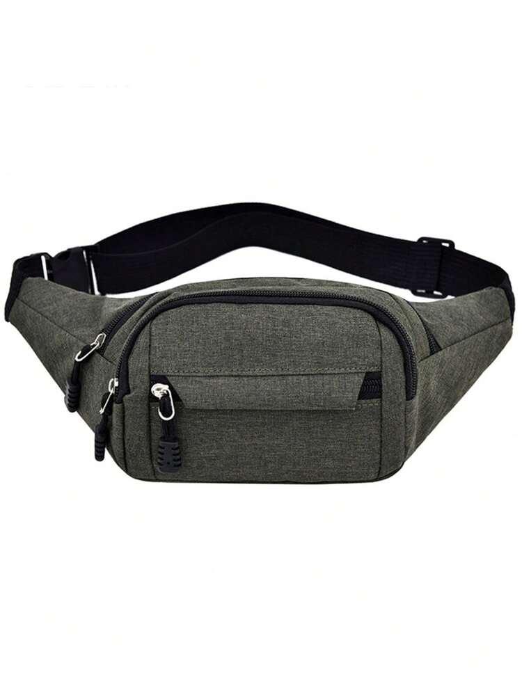 Nylon Belt Bag For Women & Men - Adjustable Belt Bag With Large Capacity, Multiple Pockets & - Outdoor Running, Cycling, Crossbody, Travel, Anti-Theft - Multicolor - View 8