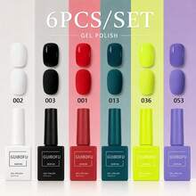 Set Kutek Gel 6 Warna dengan Botol yang Sesuai Warna, Cocok untuk Manikur Wanita di Musim Semi, Gugur, Dingin, dan Musim Panas, Manikur DIY di Rumah, Penataan Manikur Sehari-hari, Set Gel Warna-warni untuk Penggunaan Pribadi, Manikur di Rumah dan Desain Manikur Musiman - MultiWarna - View 48