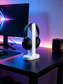 1 buah Stand Headphone Vertikal, Rak Penyimpanan Headset Over-Ear, Stand Display Headset Desktop, Cocok Untuk Ruang Gaming, Kantor, Guru, Kamar Tidur, Penyimpanan Rumah, Dekorasi Ruangan, Dekorasi Rumah, Hadiah Pilihan Utama untuk Pecinta Game, Pilihan Terbaik untuk Hadiah Natal untuk Teman - MultiWarna - View 5