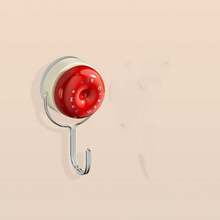 2pcs New Dopamine Suction Cup Hooks, No Drilling, Strong Load-Bearing, Multi-Functional Wall Hooks For Door, Kitchen, Bathroom And Bathtub, No-Damage - View 13