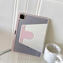 1件水彩鬱金香旋轉書本式平板保護殼，相容 A16 2025、Galaxy Tab S9 FE/S8 Plus/S7/S10、Pad、MatePad、Pad、Honor Pad、Xiaoxin Pad - 彩色 - 查看 7