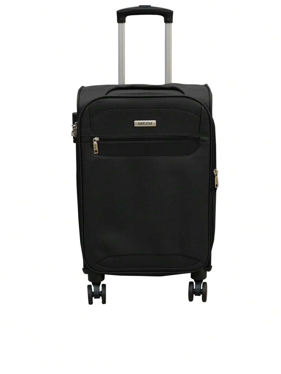 20/24/28 Suitcase, Hardshell/Softshell, Impact-Resistant, Expandable Section For Extra Capacity, Trolley Case, Storage Case, Carry-On, Checked Luggage - Black - View 1