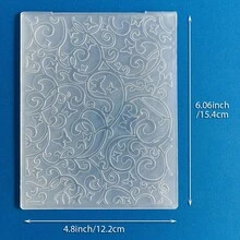Embossing Plates, Wall Tiles, Wood Grain, Multiple Pattern Embossing Templates, Plastic Texture Mats, Suitable For Greeting Card Making, Scrapbooking, DIY Paper Crafts - Embossed Wall Tiles - View 13