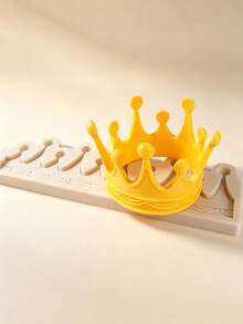 3D Circle Crown Fondant Mold - Silicone Sugarcraft Mold For Fondant, Gumpaste, Polymer Clay - Cake Topper Decorating Tools - Light Grey - View 7
