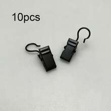 10pcs/20pcs Heavy Duty Rust-Proof Metal Curtain Clips, Strong Grip Multi-Purpose Hanging Clips For Curtains, Photo Display, Banners, Party And Wedding Wall Decor - Multiple Styles - View 10