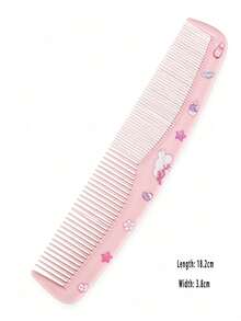 Girl Style Cartoon Pointed Tail Fine Tooth Comb Set With 1000pcs Disposable Rubber Bands, Multi-Color, For Daily Grooming, Stage Hairstyling, Sectioning And Hair Care - Multicolor - View 7