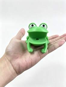 1pc Frog Shaped Kitchen Sink Sponge Holder, Plastic Dish Brush And Cloth Storage Rack With Drip Tray, Multi-Functional Cleaning Tool Organizer For Kitchen And Bathroom, Home Kitchen Desktop Storage Box Essential Room Decor Accessory, Christmas Gift - Multicolor - View 8