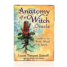 Anatomy Of A Witch Oracle Cards Tarot Cards Party Board Game Fate Card Fortune Telling Game, For Halloween - Apricot - View 8