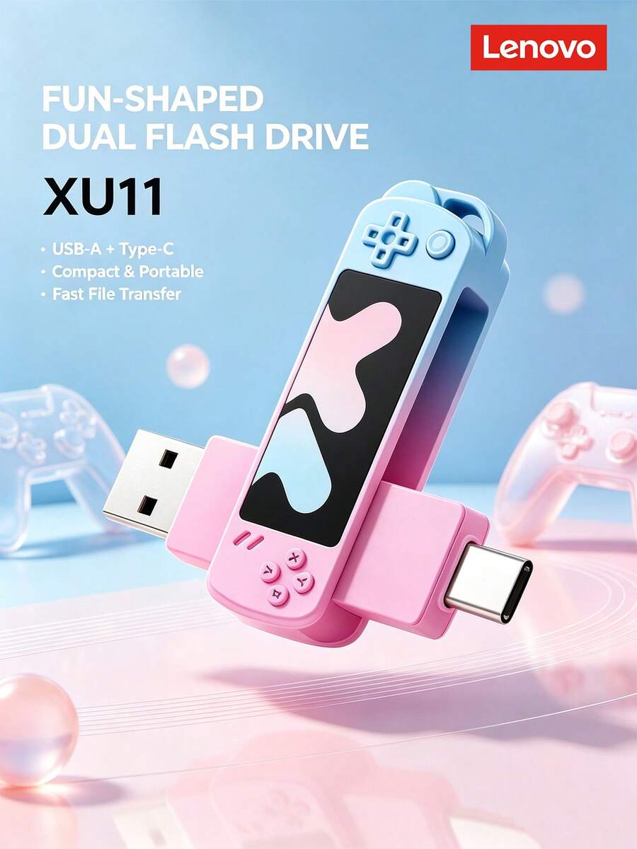 Lenovo XU11 Gradient USB Flash Drive, USB 3.2 High-Speed Transfer ...