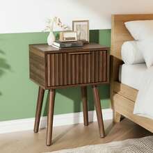 Home Office Chairs - Wood Walnut(1pc) - View 4