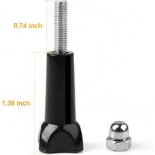 Action Camera Adapter Aluminum Alloy 1/4 Inch Screw Tripod Ball Head Conversion Mount With Long Screw - View 6
