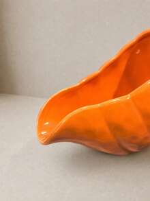 Ceramic Pumpkin Gravy Boat, Fall Halloween Thanksgiving Table Decor Sauce Pitcher - Pumpkin Tableware Multi-color - View 7