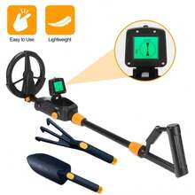 [Gold Detector]Advanced DSP Chip Gold Detector, Professional Adult Metal Detector, LCD Backlit Search Coil, High-Precision Gold Finding System - Black-a - View 2