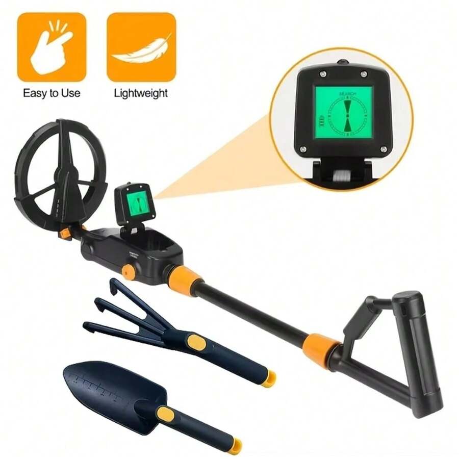 [Gold Detector]Advanced DSP Chip Gold Detector, Professional Adult Metal Detector, LCD Backlit Search Coil, High-Precision Gold Finding System