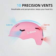 JetBlaze 1 mũ bảo hiểm trượt tuyết & trượt ván cho nam nữ, mũ bảo hiểm thể thao mùa đông ấm áp chống sốc điều chỉnh được, tặng kèm mặt nạ trùm đầu & lớp lót - Nhiều màu - Xem 3