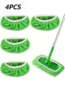 Super Absorbent Reusable Mop Cloth, Dry & Wet Flat Mop Pad, Washable Mop Pad, Suitable For Hardwood Floor Cleaning: Durable, Dry & Wet Use, Mop Head Not Included, High Absorbency Material, Cleaning Supplies, Home Essentials - Multiple Styles - View 13