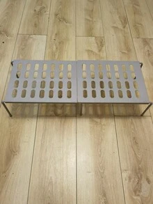 Adjustable Detachable Plastic Shoe Rack - White And Gray, Space-Saving Design, No Installation Required, Easy To Use, Perfect For Hallways, Under Beds, Bathrooms, Cloakrooms, Expandable Reinforced Shoe Rack, Mother's Day Gift, Spring Storage - Multicolor - View 12