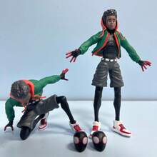 Hasbro Miles‑Morales Spider‑Man Action Figure, Articulated Collectible Figurine, Superhero Model Toy, Perfect Gift For Back‑To‑School Graduation Season Desktop Collection Display - Multiple Styles - View 2