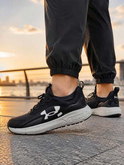 Under Armour Men's & Women's UA HOVR Mega 2 MVMNT Low-Top Breathable Athletic Casual Training Shoes 3026629-004