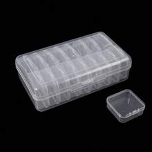 19/31pcs Multi-Purpose Transparent Plastic Storage Box Set, Mini Transparent Bead Storage Box, Transparent Box With Lid, Suitable For Organizing Jewelry And Nail Art Accessories, Desktop Storage Box, Christmas Gift, Creative Gift For Women. - Multicolor - View 11